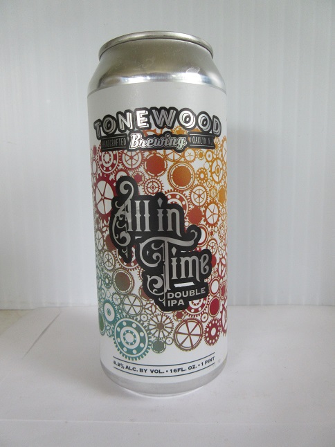 Tonewood - All In Time - Double IPA - 16oz - T/O